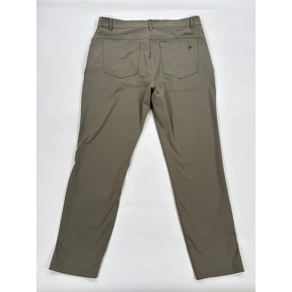 Public Rec All Day Every Day Mens Pants 36x32 Tan Stretch 5 Pocket Nylon Stretch
